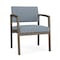 Lesro Lenox Steel Wide Guest Chair Metal Frame, Bronze, RS Rain Song Upholstery LS1201 - alternate 1